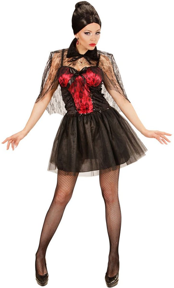 Vampier & Dracula Kostuum | Roaring Vampier | Vrouw | Large | Halloween | Verkleedkleding